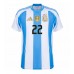 Argentina Lautaro Martinez #22 Domaci Dres Copa America 2024 Kratak Rukavima